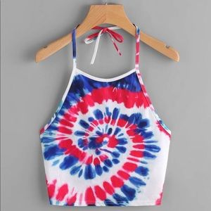 Two Tie Dye Crop Tops